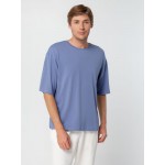 Футболка унисекс оверсайз Street Vibes, синяя (лавандовая), размер M/L