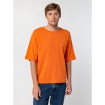 Футболка унисекс оверсайз Street Vibes, оранжевая, размер M/L