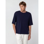 Футболка унисекс оверсайз Street Vibes, темно-синяя, размер M/L