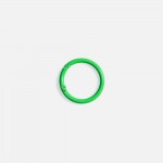 Карабин-кольцо Claus, L, зеленый неон