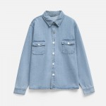 Куртка джинсовая O3, голубая, размер XL/XXL