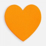 Наклейка тканевая Lunga Cor, M, оранжевый неон