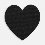 Наклейка тканевая Lunga Cor, M, черная