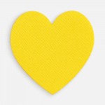 Наклейка тканевая Lunga Cor, M, желтая