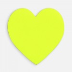 Наклейка тканевая Lunga Cor, M, желтый неон