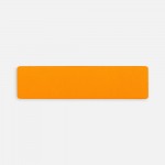 Наклейка тканевая Lunga, S, оранжевый неон