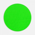 Наклейка тканевая Lunga Round, M, зеленый неон