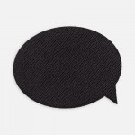 Наклейка тканевая Lunga Bubble, M, черная