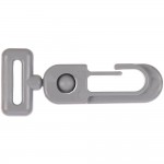 Застежка-карабин Carabine, S, серый