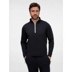 Свитшот на молнии из бифлекса Morfiss, черный, размер M/L