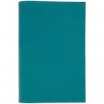 Обложка для паспорта Nubuk, бирюзовая