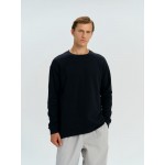 Свитшот оверсайз унисекс Omnifit, черный, размер M/L