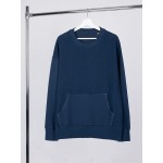 Свитшот оверсайз унисекс Vozduh, темно-синий, размер M/L