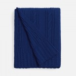 Плед Remitti, темно-синий (кобальт)