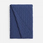 Плед Braidera, синий (черника)