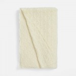 Плед Braidera, белый (молочный)