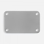 Шильдик металлический Furo, серебристый