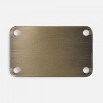 Шильдик металлический Furo, бронзовый