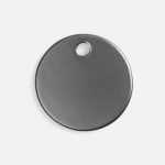 Шильдик металлический Alfa Sirkel, серый металлик