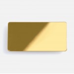 Значок Magnet Matto, золотистый глянцевый