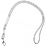 Шнурок для бейджа Tube Metal, серый
