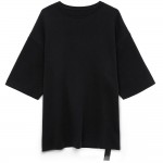 Джемпер с коротким рукавом Siluetti Volumica, черный, размер M/L