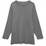 Лонгслив унисекс Siluetti Fuori, серый, размер L/XL