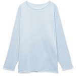 Лонгслив унисекс Siluetti Fuori, светло-голубой, размер L/XL