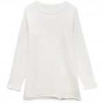 Лонгслив унисекс Siluetti Fuori, молочно-белый, размер L/XL