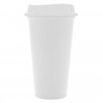 Стакан с крышкой Color Cap White, белый