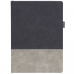 Ежедневник Horizon, недатированный, серый с черным