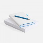 Набор White Shall, бело-голубой