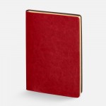 Ежедневник Nebraska Flex, недатированный, красный с золотистым