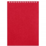 Блокнот Dali в клетку, красный