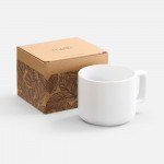 Чашка Jumbo в коробке матовая, белая