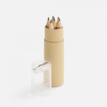 Набор карандашей Pencilvania Office с точилкой, прозрачный