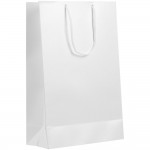 Пакет бумажный «Блеск», средний, белый