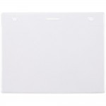 Карман для бейджа Lucid, горизонтальный, из фактурного ПВХ