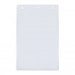 Карман для бейджа Lucid, вертикальный, из фактурного ПВХ