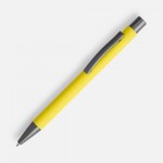 Ручка шариковая Atento Soft Touch, желтая