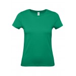 Футболка E150 женская зеленая, размер L