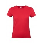 Футболка E190 женская красная, размер 3XL