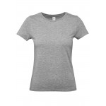 Футболка E190 женская серый меланж, размер L