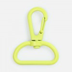 Застежка-карабин Snap Hook, L, желтый неон