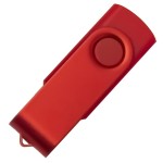 USB flash-карта DOT (32Гб), белый, 5,8х2х1,1 см, пластик, металл Красный