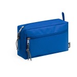 Косметичка KOPEL, белый, 21 x 13 x 8 см, переработанный полиэстер 600D/RPET Синий