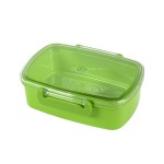 Ланч-бокс FRESH, пластик, 750мл, 18х13х6,1 см, белый Зеленый