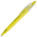 X-8 FROST, ручка шариковая, фростированный белый, пластик Жёлтый