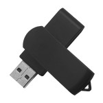 USB flash-карта SWING (16Гб), белый, 6,0х1,8х1,1 см, пластик Черный