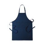 Фартук KONNER, белый, 20% хлопок, 80% полиэстер Тёмно-синий
